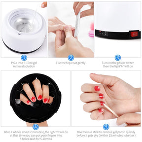 Steam UV Gel Nail Polish Remover