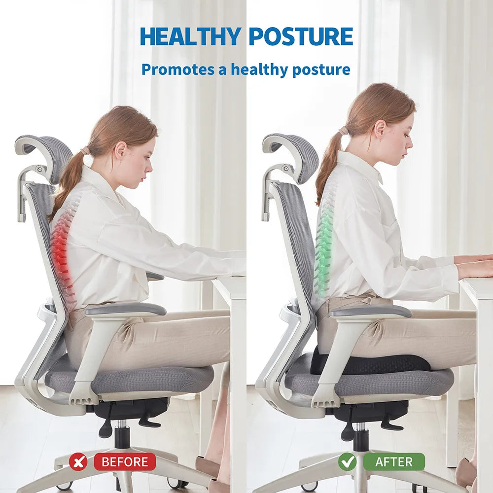 Pressure & Pain Relief Ergonomic Seat Cushion