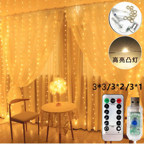 LED Window Curtain String Light