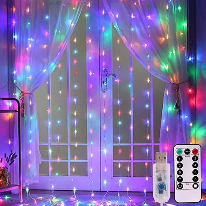 LED Window Curtain String Light